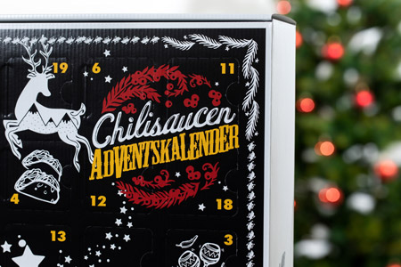 Adventskalender chili-sauce