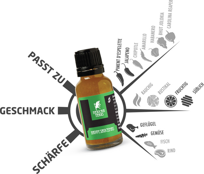 Chili-Sauce Geschmackskompass - Chilisauce