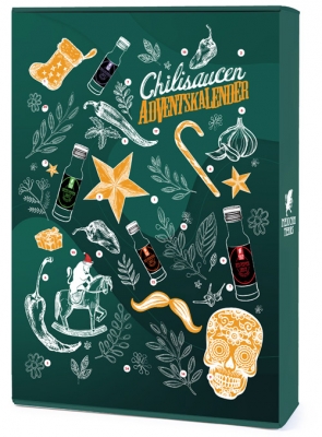 Chilisaucen Adventskalender enthält außerdem einen 10€ Gutschein für unseren Shop um euren Favouriten direkt nachzubestellen