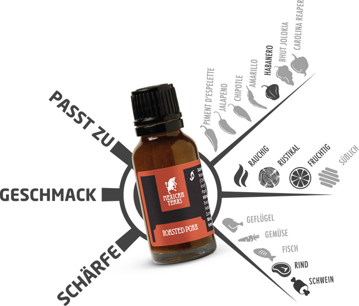 Chili-Sauce Geschmackskompass - Chilisauce