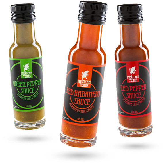 mexican tears chili-saucen kennenlern box