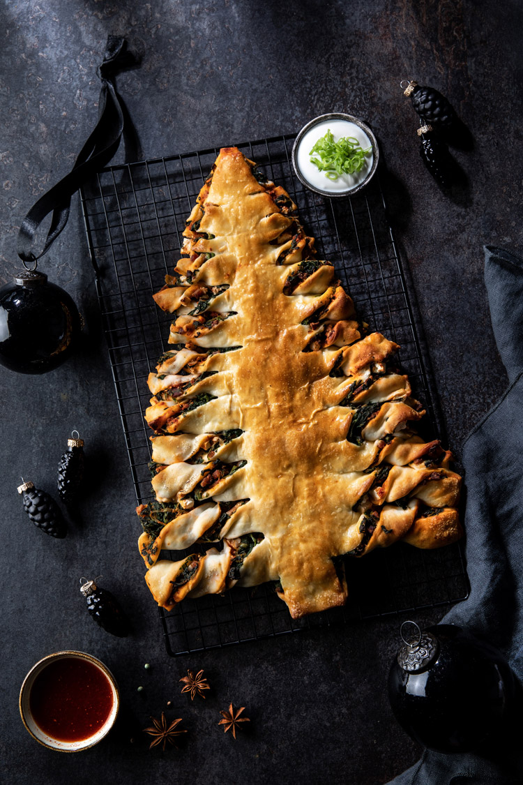 Pizza Weihnachtsbaum