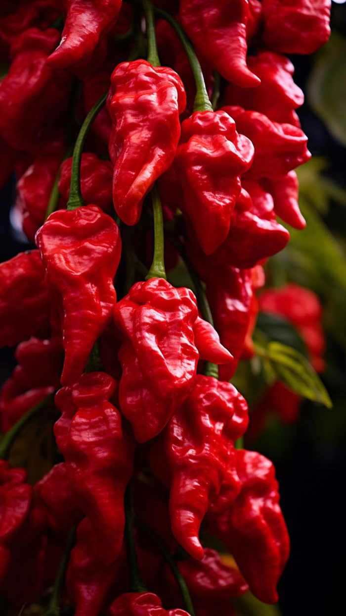 trinidad scorpion chilifrucht